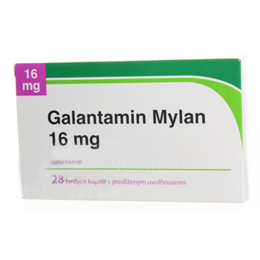 Галантамин (Galantamin) Mylan 16 мг, 28 капсул