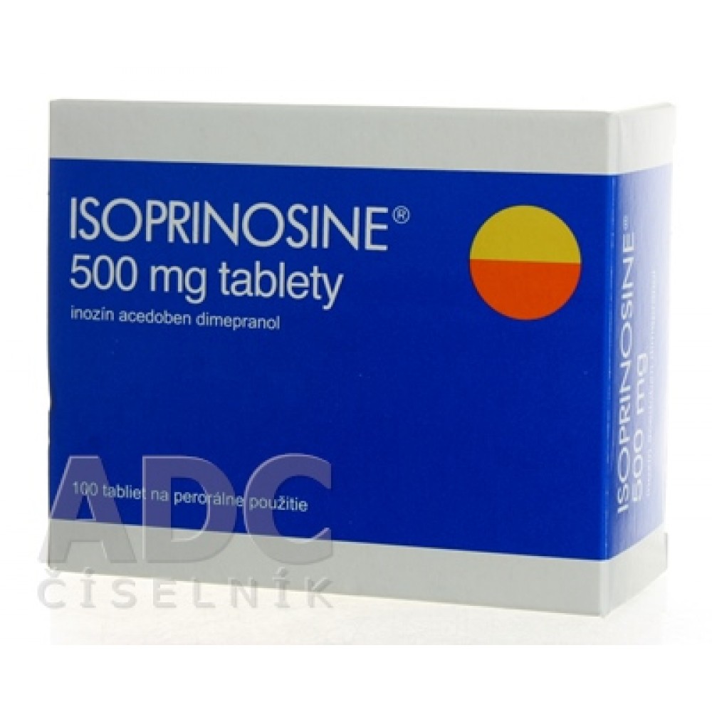 Изопринозин (Isoprinosine) 500 мг, 100 таблеток