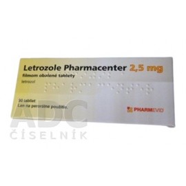 Летрозол (Letrozole) Pharmacenter 2.5 мг, 90 таблеток