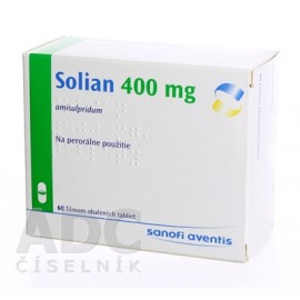 Солиан (Solian) 400 мг, 60 таблеток