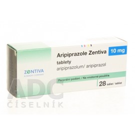 Арипипразол (Aripiprazole) Zentiva 10 мг, 28 таблеток