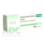 Арипипразол (Aripiprazole) Zentiva 15 мг, 28 таблеток