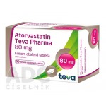 Аторвастатин (Atorvastatin) Тева 80 мг, 90 таблеток