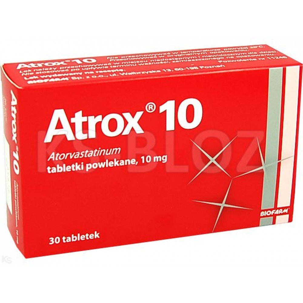 Атрокс (Atrox) 10 мг, 90 таблеток