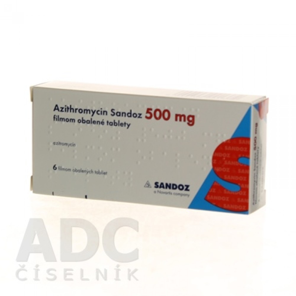 Азитромицин (Azithromycin) 500 мг, 6 таблеток