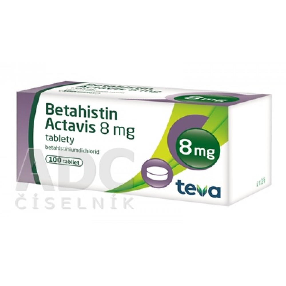 Бетагистин (Betahistin) Actavis 8 мг, 100 таблеток