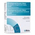 Биматопрост-Тимолол (Bimatoprost-Timolol) Olikla капли 0.3 мг/мл + 5 мг/мл 3 мл, 3 фл.