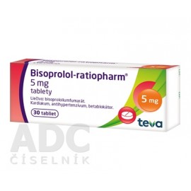 Бисопролол (Bisoprolol) ratiopharm 5 мг, 30 таблеток