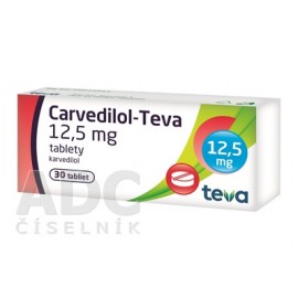 Карведилол (Carvedilol) Тева 12.5 мг, 30 таблеток