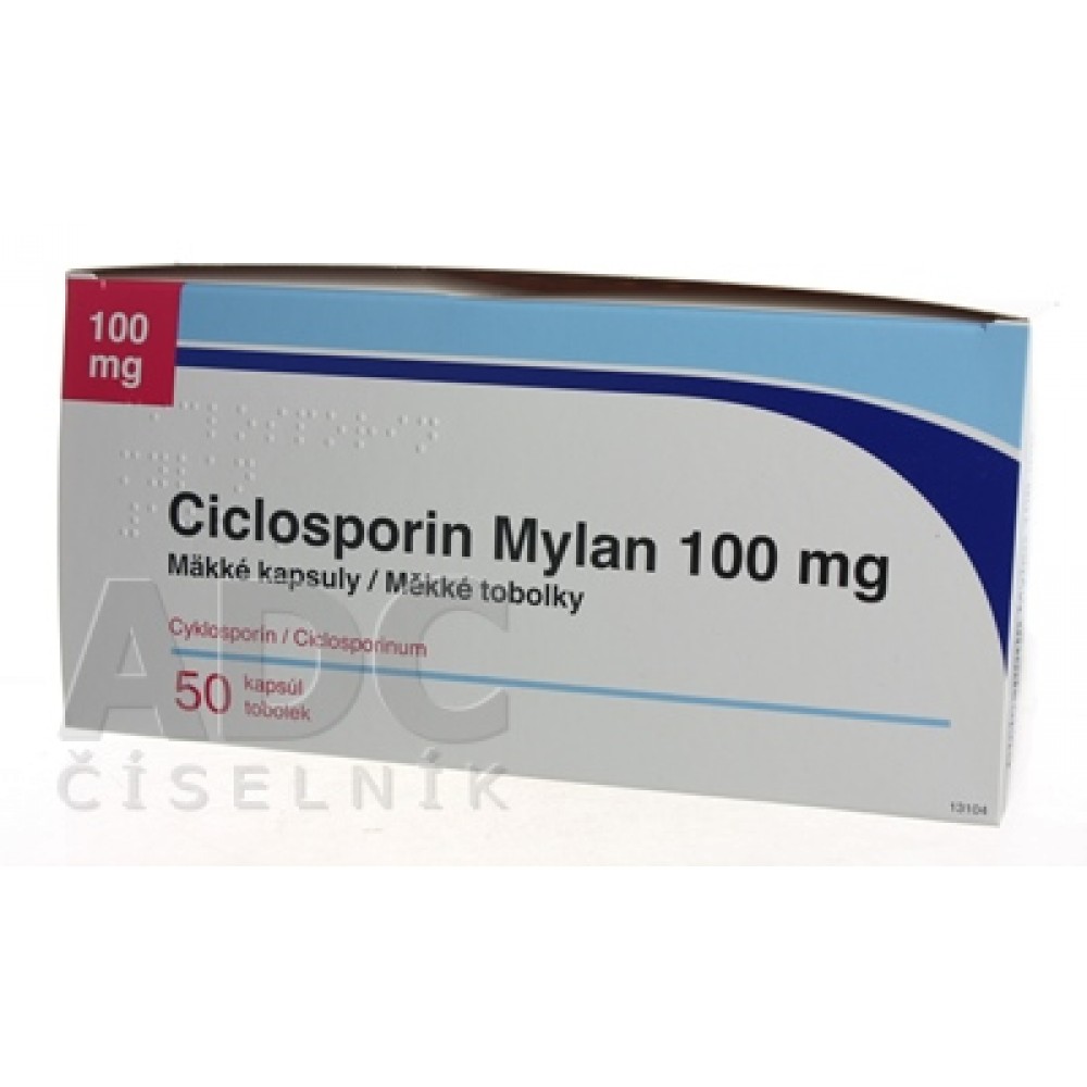 Циклоспорин (Ciclosporin) 100 мг, 50 капсул