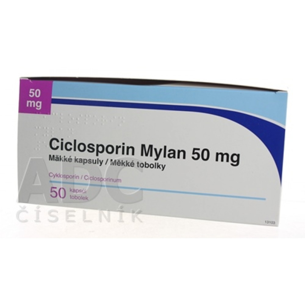 Циклоспорин (Ciclosporin) 50 мг, 50 капсул