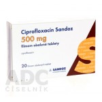 Ципрофлоксацин (Ciprofloxacin) Sandoz 500 мг, 20 таблеток