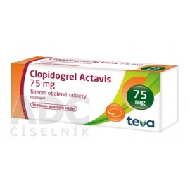 Клопидогрел (Clopidogrel) 75 мг, 28 таблеток