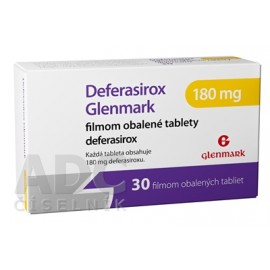 Деферазирокс (Deferasirox) Glenmark 180 мг, 30 таблеток