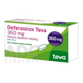 Деферазирокс (Deferasirox) Teva 360 мг, 30 таблеток