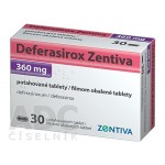 Деферазирокс (Deferasirox) Zentiva 360 мг, 30 таблеток