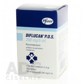 Дифлюкан (Diflucan) 200 мг/5 мл, 1 флакон