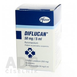 Дифлюкан (Diflucan) 50 мг/5 мл, 1 флакон