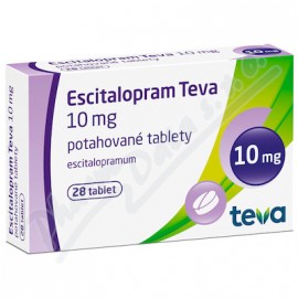 Эсциталопрам (Escitalopram) Teva 10 мг, 28 таблеток