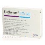 Эутирокс (Euthyrox) 125 мкг, 100 таблеток