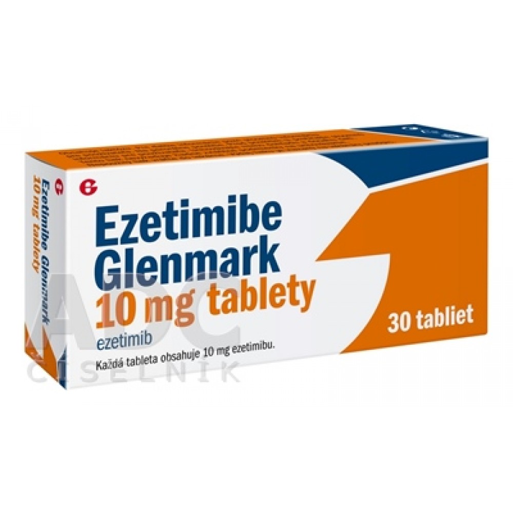 Эзетимиб (Ezetimibe) Glenmark 10 мг, 30 таблеток