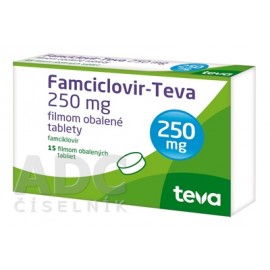 Фамцикловир (Famciclovir) Тева 250 мг, 15 таблеток