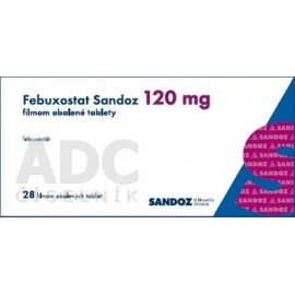 Фебуксостат (Febuxostat) Sandoz 120 мг, 28 таблеток