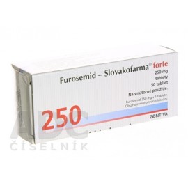 Фуросемид Форте (Furosemid Forte) Slovakofarma 250 мг, 50 таблеток