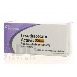 Леветирацетам (Levetiracetam) Actavis 500 мг, 100 таблеток