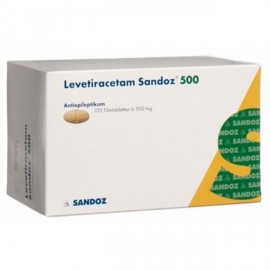 Леветирацетам (Levetiracetam) Sandoz 500 мг, 100 таблеток