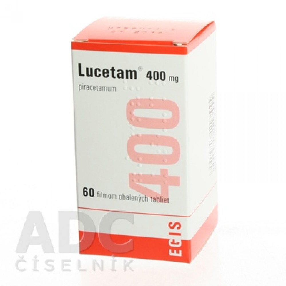 Луцетам (Lucetam) 400 мг, 60 таблеток