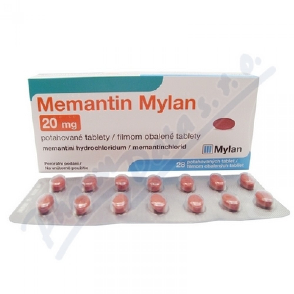 Мемантин (Memantine) Mylan 20 мг, 28 таблеток