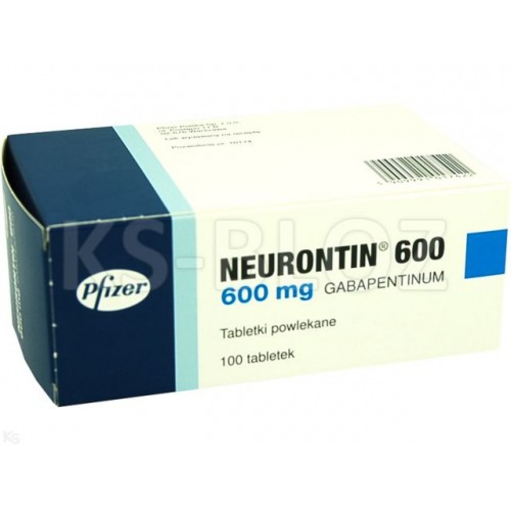 Нейронтин (Neurontin) 600 мг, 100 таблеток