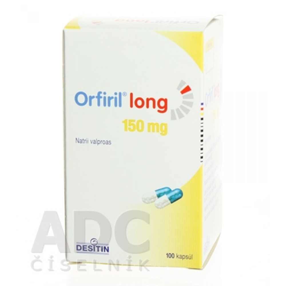 Орфирил Лонг (Orfiril Long) 150 мг, 100 капсул