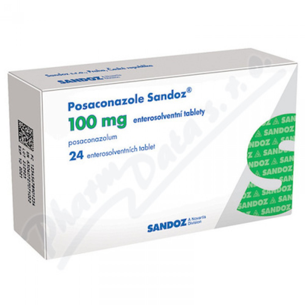 Позаконазол (Posaconazole) Sandoz 100 мг, 24 таблетки