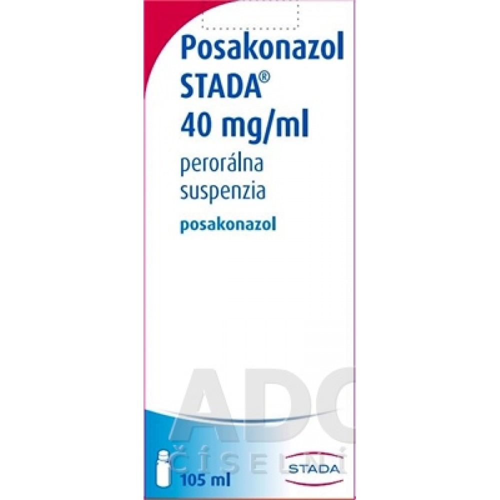 Позаконазол (Posaconazol) STADA суспензия 40 мг/мл, 105 мл