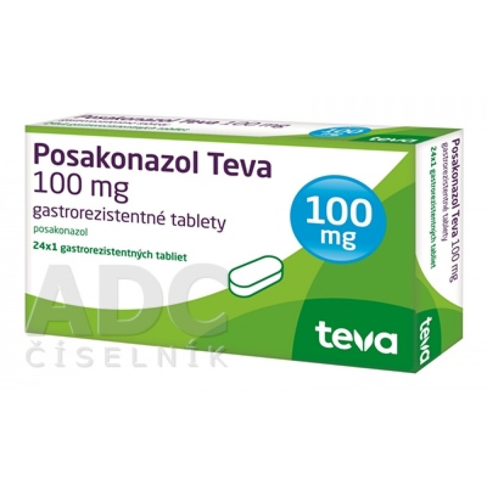 Позаконазол (Posaconazole) Teva 100 мг, 24 таблетки