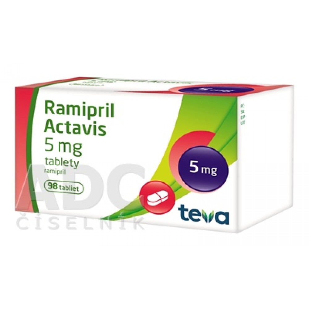 Рамиприл (Ramipril) 5 мг, 98 таблеток