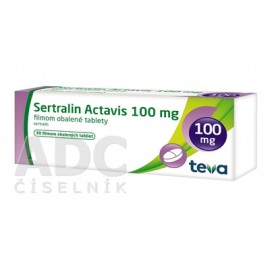 Сертралин (Sertralin) Actavis 100 мг, 30 таблеток