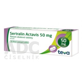 Сертралин (Sertralin) Actavis 50 мг, 30 таблеток