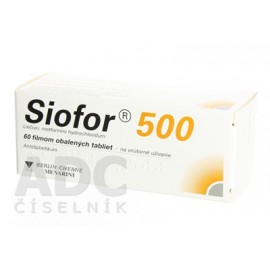 Сиофор (Siofor) 500 мг, 60 таблеток