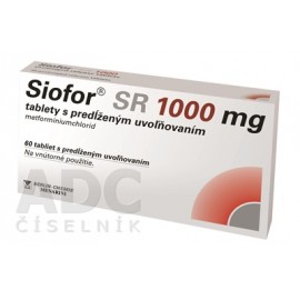 Сиофор (Siofor) SR 1000 мг, 60 таблеток