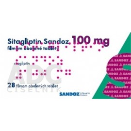 Ситаглиптин (Sitagliptin) Sandoz 100 мг, 28 таблеток