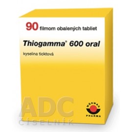 Тиогамма (Thiogamma) 600 мг, 90 таблеток