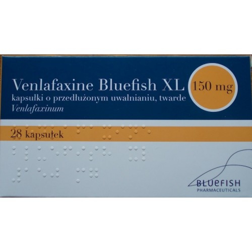 Венлафаксин (Venlafaxine) Bluefish 150 мг, 30 капсул