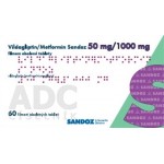 Вилдаглиптин/Метформин (Vildagliptin/Metformin) Sandoz 50 мг/1000 мг, 60 таблеток