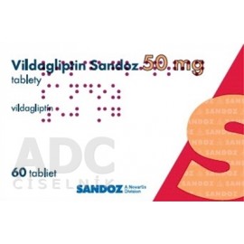 Вилдаглиптин (Vildagliptin) Sandoz 50 мг, 60 таблеток